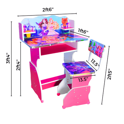 Baby Study Table And Chair (FT- BST01) - best office chair in bangladesh,  executive chair for office, childs table and chair set, Gaming Chair, Digital Safety Locker, Bar Stool, leather boss chair, Restaurant Chair, Large Antique Wall Mirror -Furnitex Limited