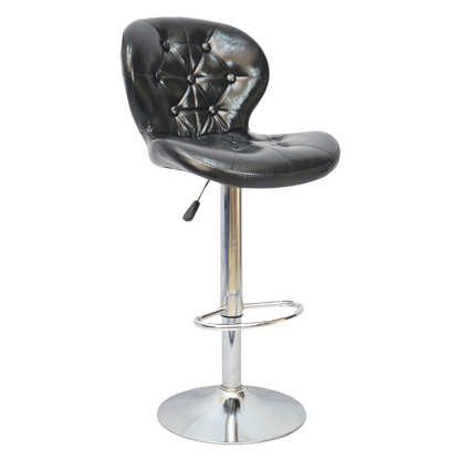Bar Stool (FT-BS376) Black - best office chair in bangladesh,  executive chair for office, childs table and chair set, Gaming Chair, Digital Safety Locker, Bar Stool, leather boss chair, Restaurant Chair, Large Antique Wall Mirror -Furnitex Limited