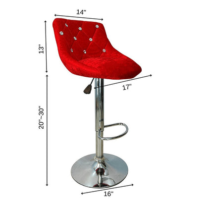 Bar Stool (FT- V236) Red - best office chair in bangladesh,  executive chair for office, childs table and chair set, Gaming Chair, Digital Safety Locker, Bar Stool, leather boss chair, Restaurant Chair, Large Antique Wall Mirror -Furnitex Limited