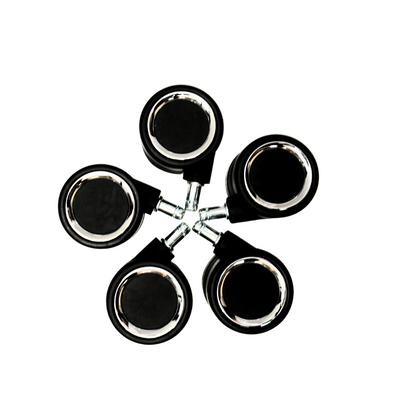 Caster Wheels for High Lever Office Chair 60mm PU Soft Noise Free x5 - best office chair in bangladesh,  executive chair for office, childs table and chair set, Gaming Chair, Digital Safety Locker, Bar Stool, leather boss chair, Restaurant Chair, Large Antique Wall Mirror -Furnitex Limited