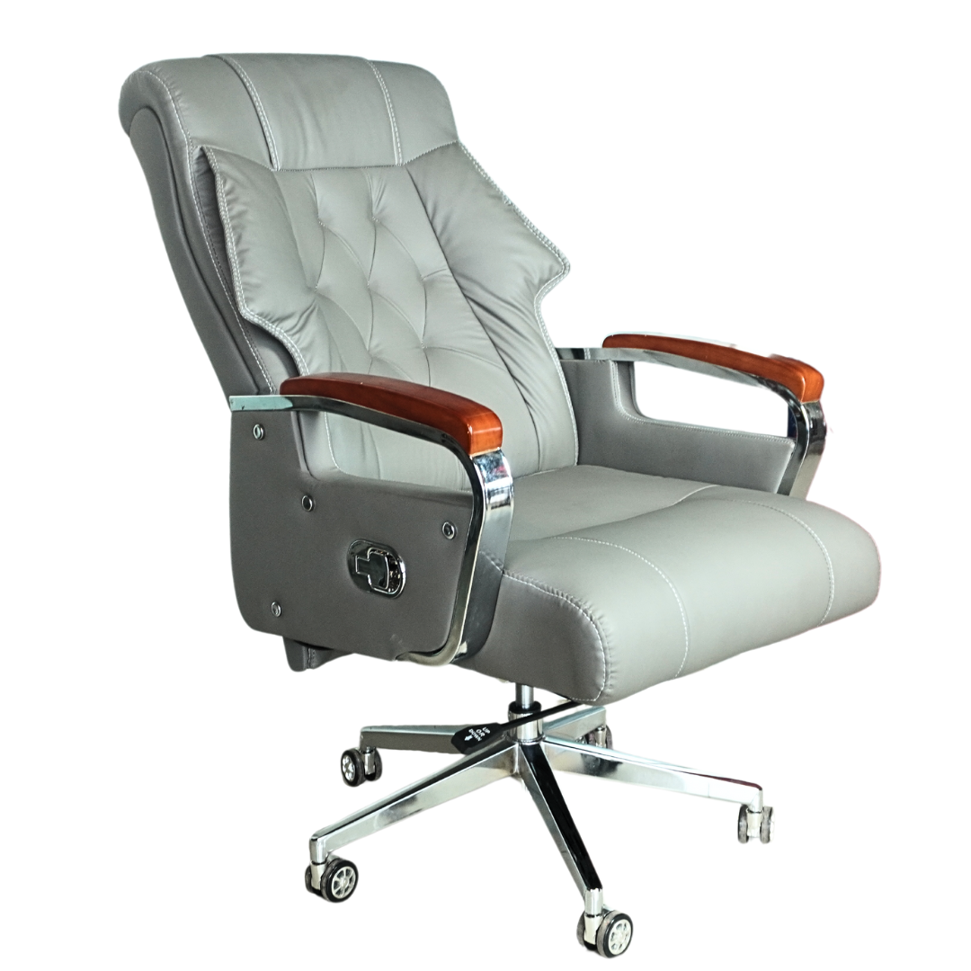 Comfortable Luxury Boss Chair (FT-H186) Gray Furnitex Limited