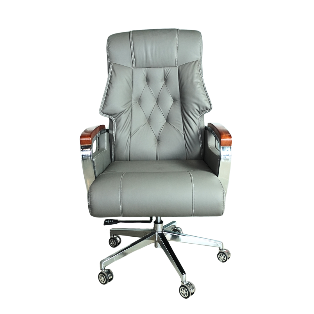 Comfortable Luxury Boss Chair (FT-H186) Gray Furnitex Limited