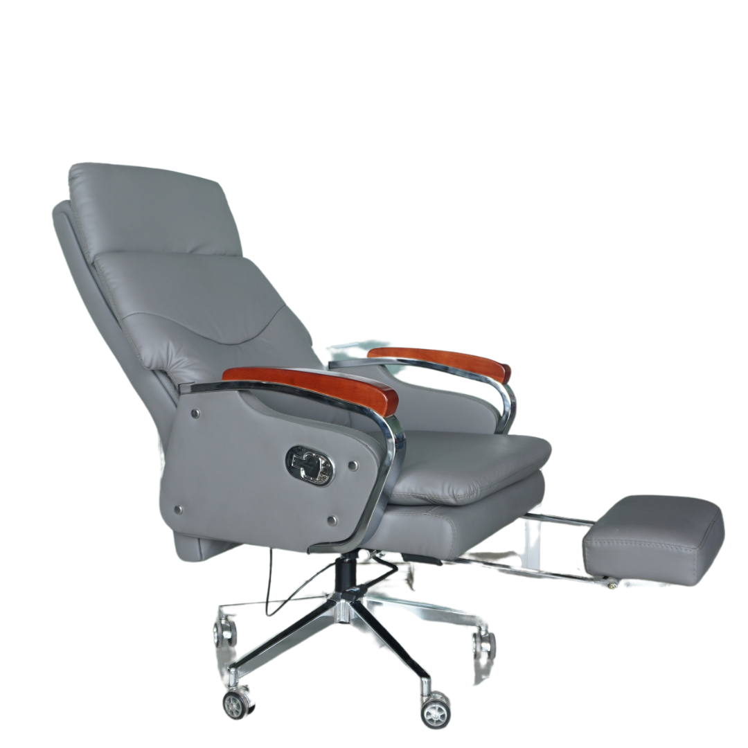 Comfortable Luxury Boss Chair (FT-H187) Gray Furnitex Limited