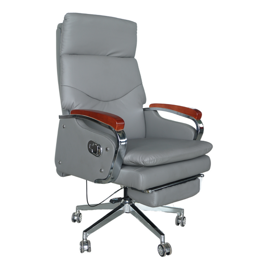 Comfortable Luxury Boss Chair (FT-H187) Gray Furnitex Limited