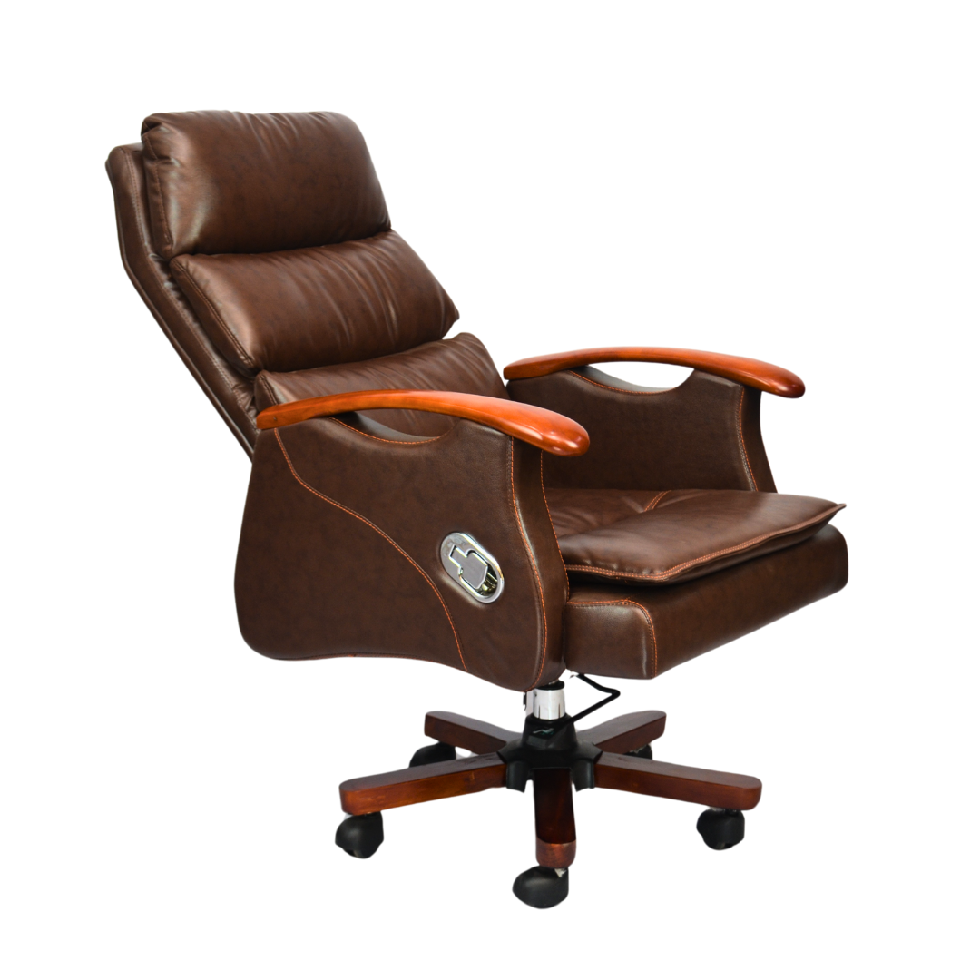 Comfortable Luxury Boss Chair (FT-H665) Brown Furnitex Limited