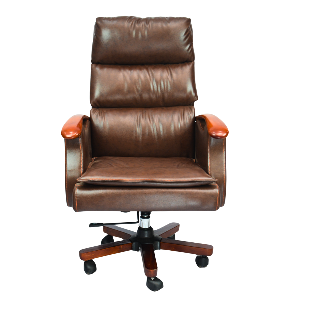 Comfortable Luxury Boss Chair (FT-H665) Brown Furnitex Limited