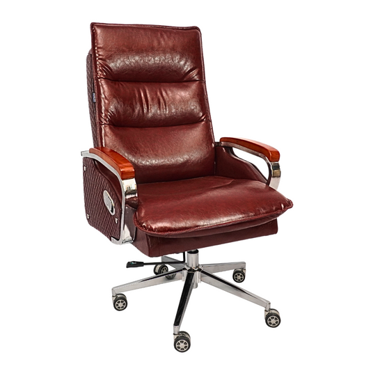 Comfortable Luxury Boss Chair (FT-HB117) chocolate Furnitex Limited