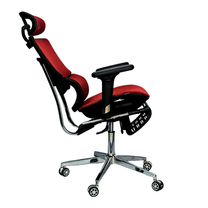 Complete Multifunction Chair (FT-B995) Red - best office chair in bangladesh,  executive chair for office, childs table and chair set, Gaming Chair, Digital Safety Locker, Bar Stool, leather boss chair, Restaurant Chair, Large Antique Wall Mirror -Furnitex Limited