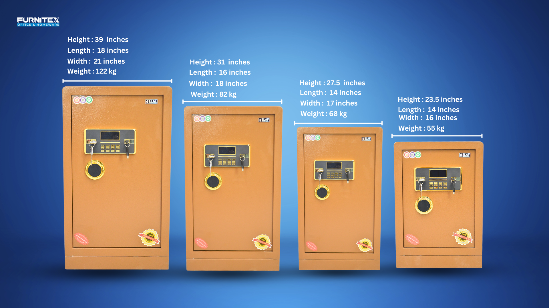 DIGITAL SAFETY LOCKER (FT-K8-1000) Furnitex Limited