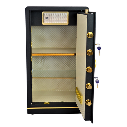 ELAF DIGITAL SAFETY LOCKER (FT-L1000) Black - best office chair in bangladesh,  executive chair for office, childs table and chair set, Gaming Chair, Digital Safety Locker, Bar Stool, leather boss chair, Restaurant Chair, Large Antique Wall Mirror -Furnitex Limited