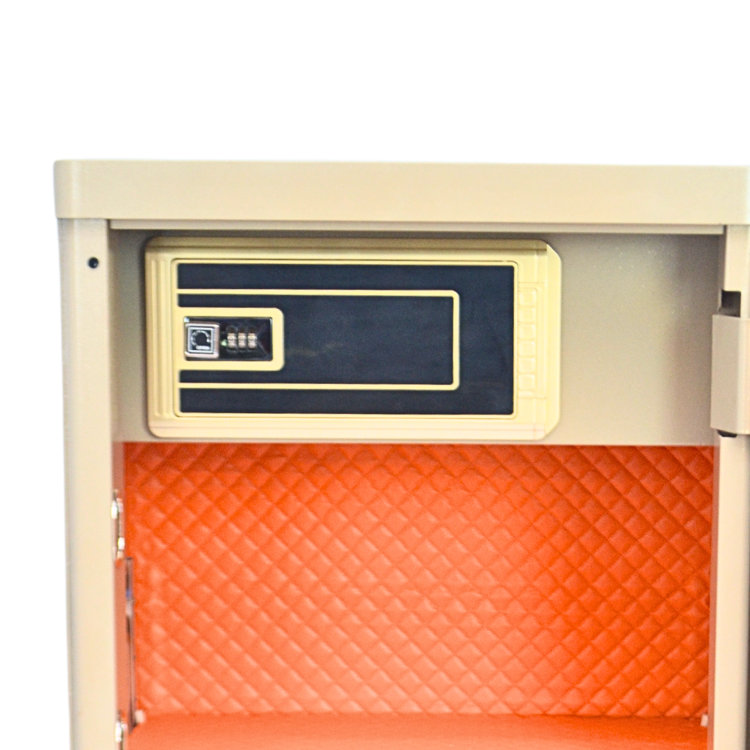 ELAF FINGERPRINT SAFETY LOCKER (FT-F1000) White Furnitex Limited