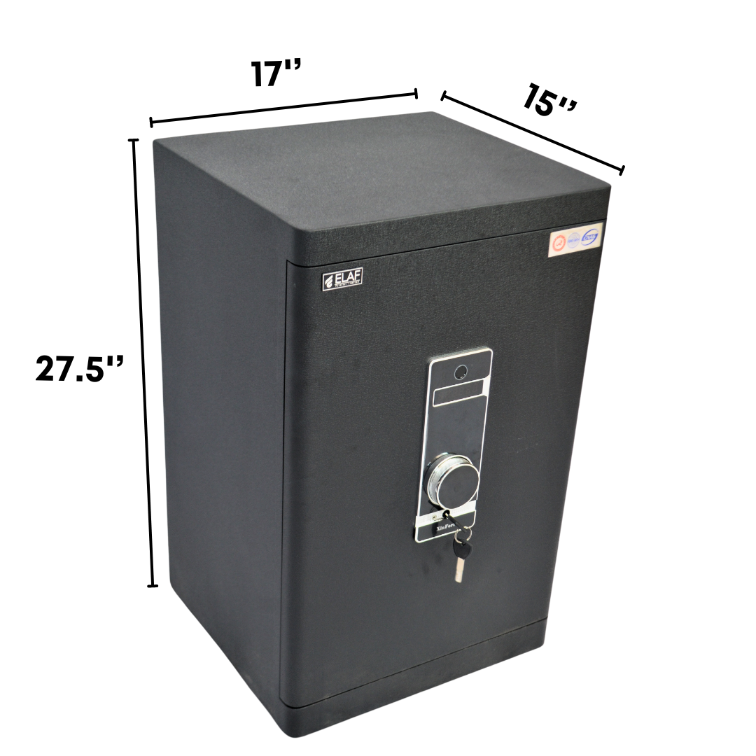 ELAF FINGERPRINT SAFETY LOCKER (FT-F700) Black Furnitex Limited