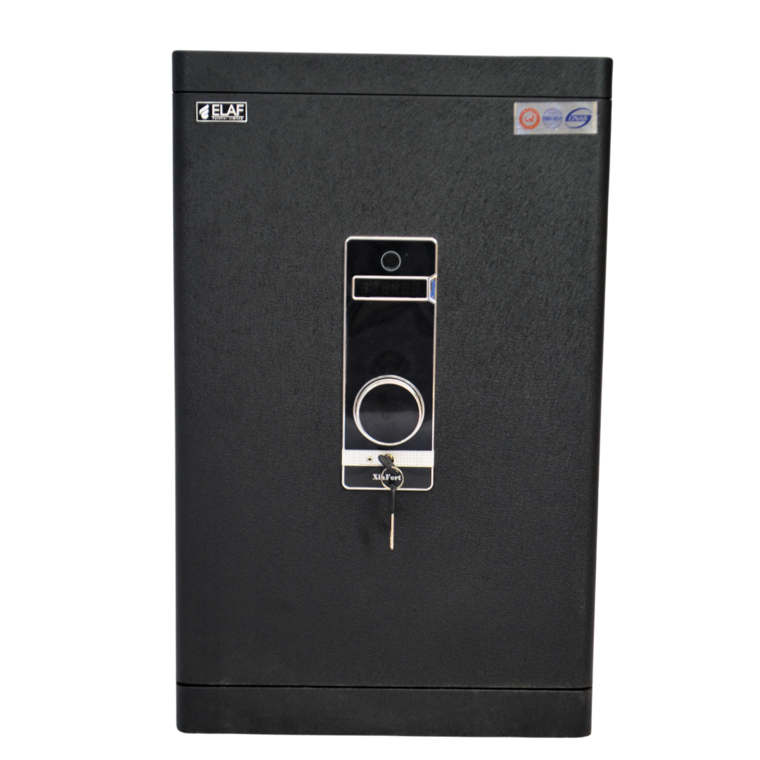 ELAF FINGERPRINT SAFETY LOCKER (FT-F700) Black Furnitex Limited