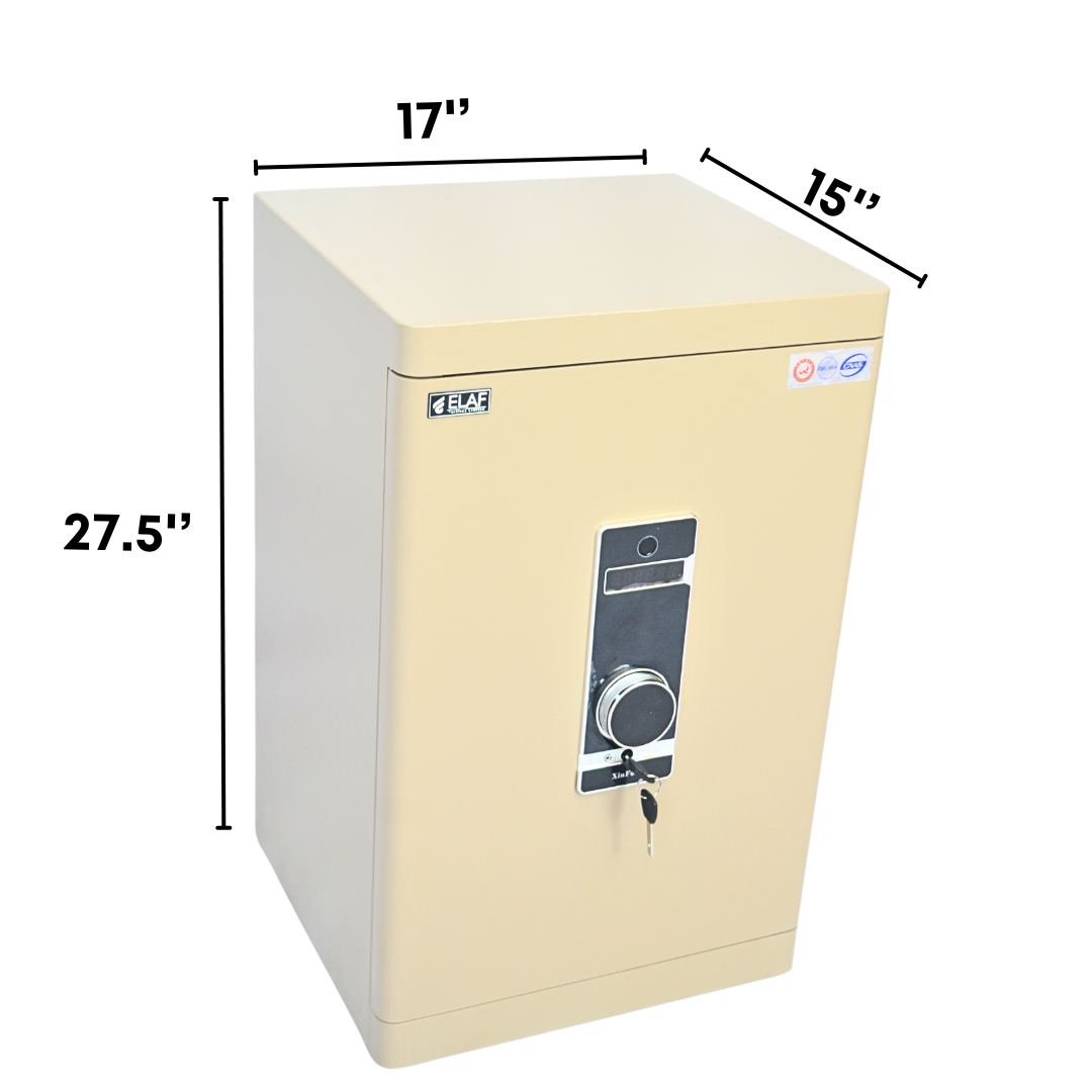 ELAF FINGERPRINT SAFETY LOCKER (FT-F700) White Furnitex Limited