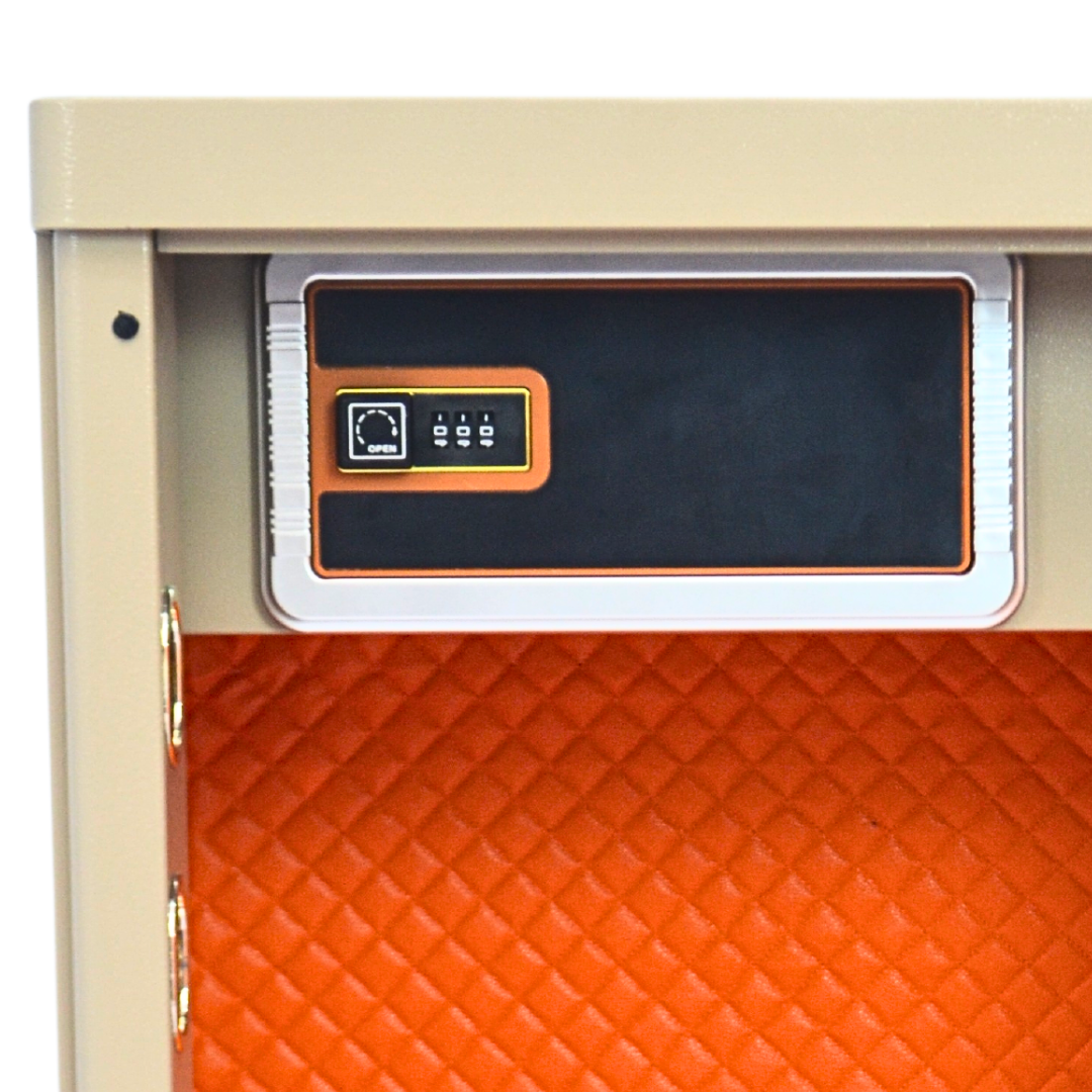 ELAF FINGERPRINT SAFETY LOCKER (FT-F700) White Furnitex Limited