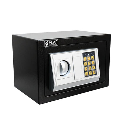 ELAF Small Safety Locker FT-200E Black with Electronic Keypad