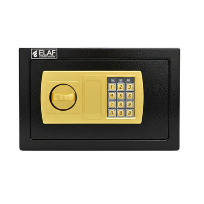 ELAF Small Safety Locker FT-20E Black with Electronic Keypad