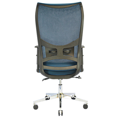 Executive Mesh Office Chair (FT-H987) Ocean Blue - best office chair in bangladesh,  executive chair for office, childs table and chair set, Gaming Chair, Digital Safety Locker, Bar Stool, leather boss chair, Restaurant Chair, Large Antique Wall Mirror -Furnitex Limited