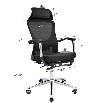 Executive Office Chair (FT-6067) Black - best office chair in bangladesh,  executive chair for office, childs table and chair set, Gaming Chair, Digital Safety Locker, Bar Stool, leather boss chair, Restaurant Chair, Large Antique Wall Mirror -Furnitex Limited
