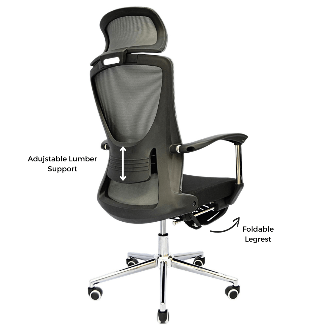 Executive Office Chair (FT-6067) Gray Furnitex Limited