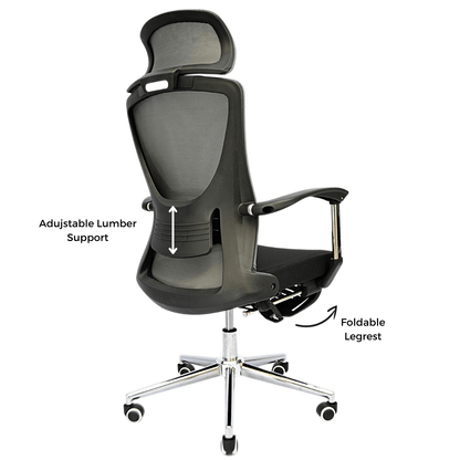 Executive Office Chair (FT-6067) Gray - best office chair in bangladesh,  executive chair for office, childs table and chair set, Gaming Chair, Digital Safety Locker, Bar Stool, leather boss chair, Restaurant Chair, Large Antique Wall Mirror -Furnitex Limited