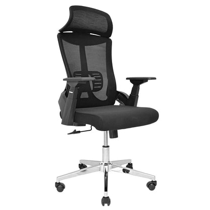 Executive Office Chair (FT-HJ053A) Black - best office chair in bangladesh,  executive chair for office, childs table and chair set, Gaming Chair, Digital Safety Locker, Bar Stool, leather boss chair, Restaurant Chair, Large Antique Wall Mirror -Furnitex Limited
