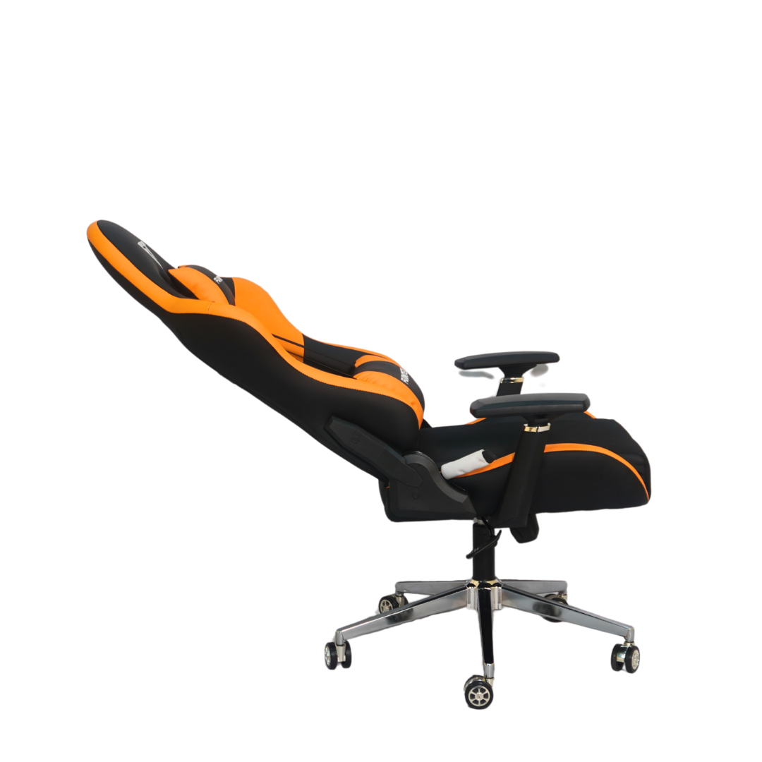 Best Gaming Chair Front 145 Degree BackTilt View (FT-G1)yellow