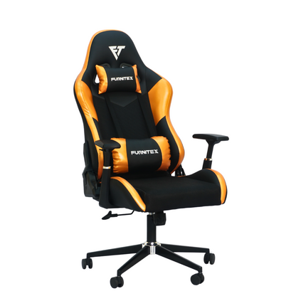 FURNITEX - Gaming Chair with 4D Armrest (FT-G1) Glossy Orange - best office chair in bangladesh,  executive chair for office, childs table and chair set, Gaming Chair, Digital Safety Locker, Bar Stool, leather boss chair, Restaurant Chair, Large Antique Wall Mirror -Furnitex Limited