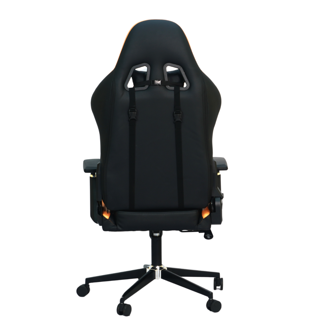 Best Gaming Chair Back Side View (FT-G2)Glossy Yellow