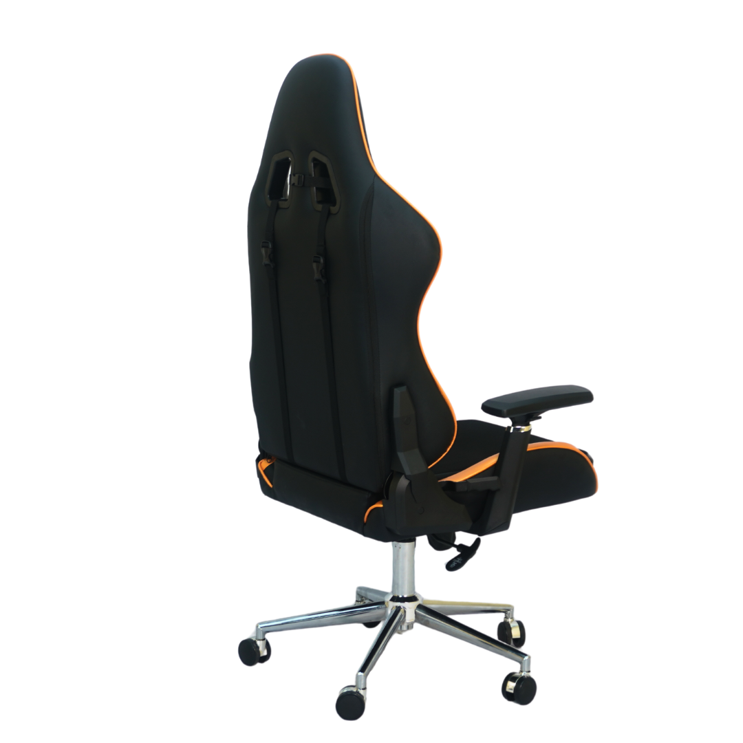 Best Gaming Chair Back Right Side View (FT-G3)Glossy Yellow