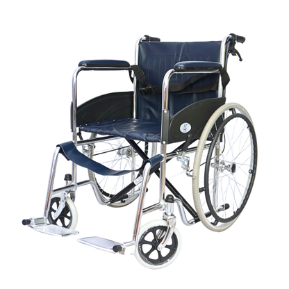 FURNITEX Safety Belt Manual Self-propelled Wheelchair Dual Break System (FT-WC1) - best office chair in bangladesh,  executive chair for office, childs table and chair set, Gaming Chair, Digital Safety Locker, Bar Stool, leather boss chair, Restaurant Chair, Large Antique Wall Mirror -Furnitex Limited