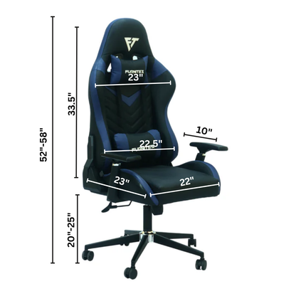 FURNITEX - Gaming Chair with 4D Armrest (FT-G3) Blue - Furnitex Limited
