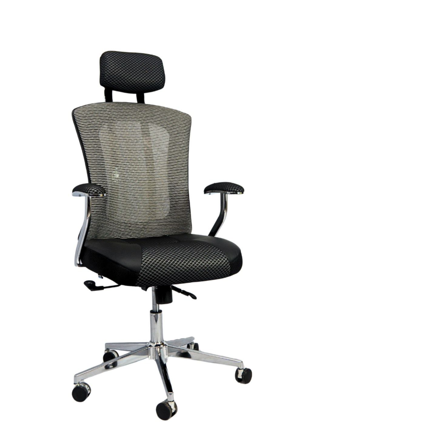 Revolving Office Chair (FT-HB698) Black - Furnitex Limited