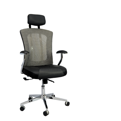 Revolving Office Chair (FT-HB698) Black - Furnitex Limited