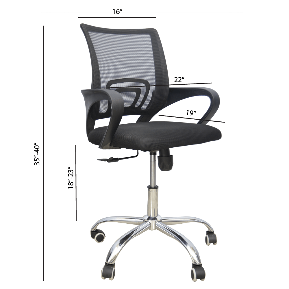 Hydraulic Chair (FT-H4006) Black Furnitex Limited