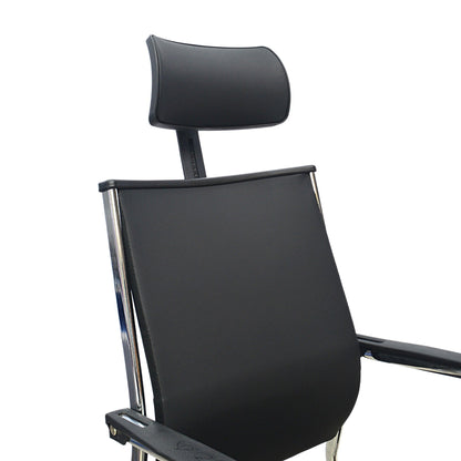 Hydraulic Office Chair (FT-H107) Black - best office chair in bangladesh,  executive chair for office, childs table and chair set, Gaming Chair, Digital Safety Locker, Bar Stool, leather boss chair, Restaurant Chair, Large Antique Wall Mirror -Furnitex Limited