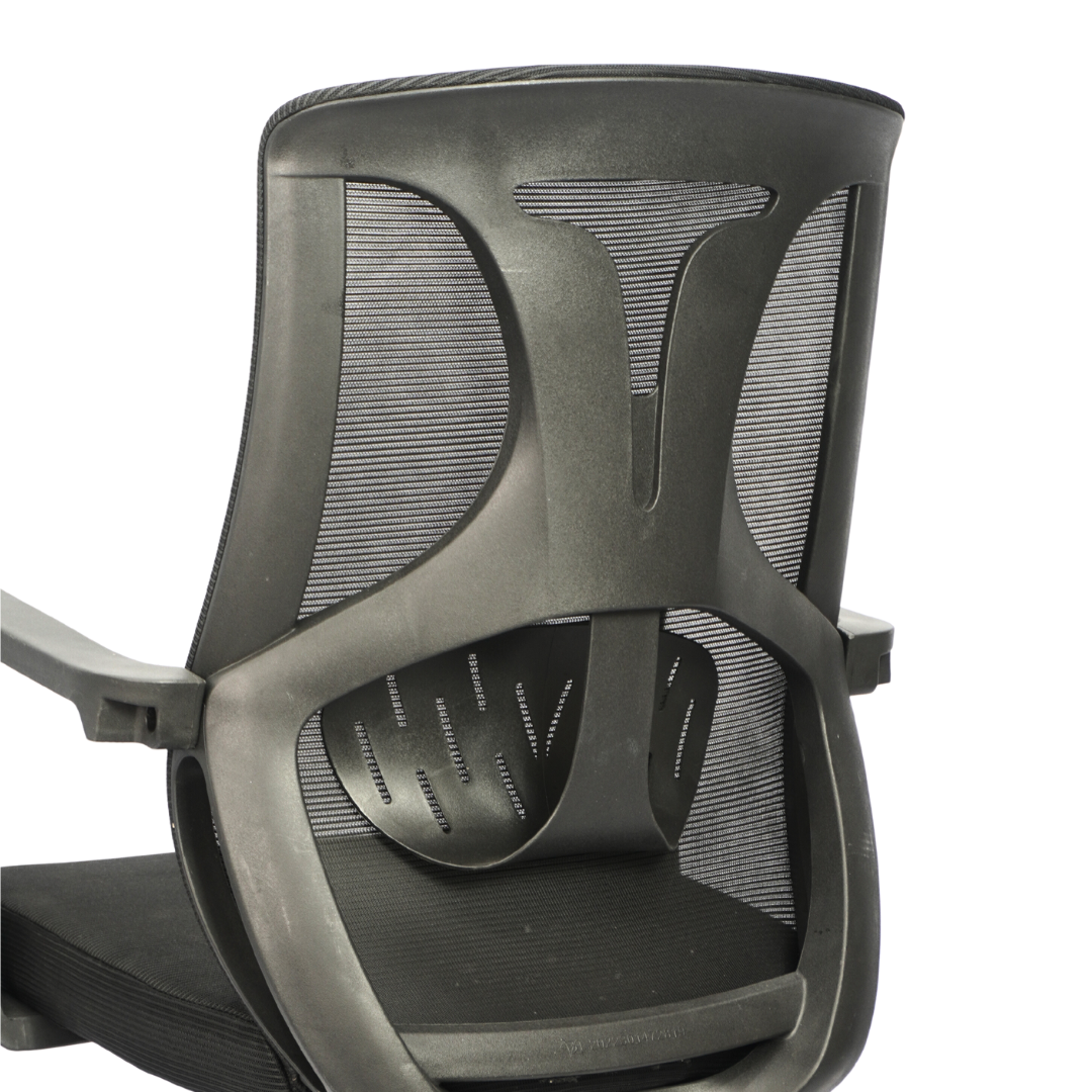 Multiple Uses Hydraulic Chair (FT-J161B) Black - best office chair in bangladesh,  executive chair for office, childs table and chair set, Gaming Chair, Digital Safety Locker, Bar Stool, leather boss chair, Restaurant Chair, Large Antique Wall Mirror -Furnitex Limited