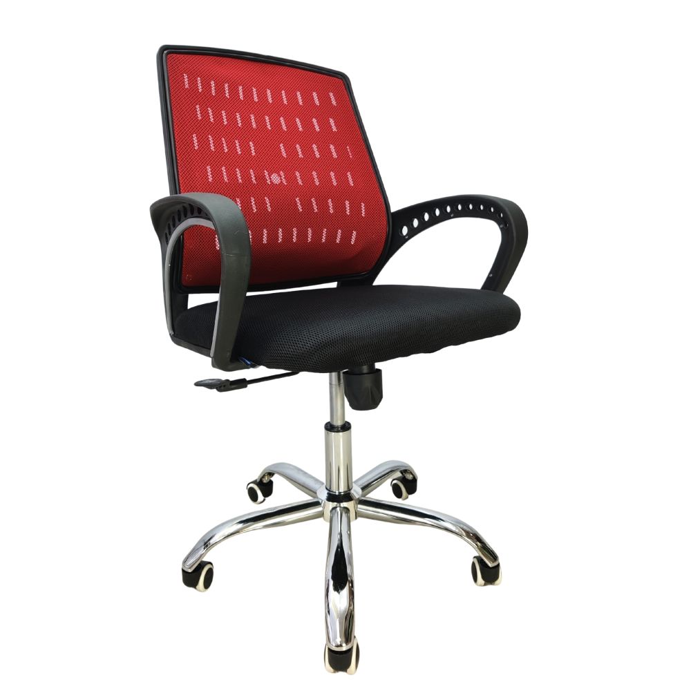 Office Chair Commercial Furniture Mesh (FT-H898) Red Furnitex Limited