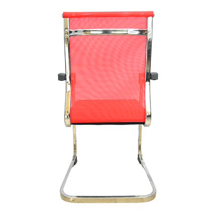 Office Visiting Chair (FT-V1113) Red - best office chair in bangladesh,  executive chair for office, childs table and chair set, Gaming Chair, Digital Safety Locker, Bar Stool, leather boss chair, Restaurant Chair, Large Antique Wall Mirror -Furnitex Limited