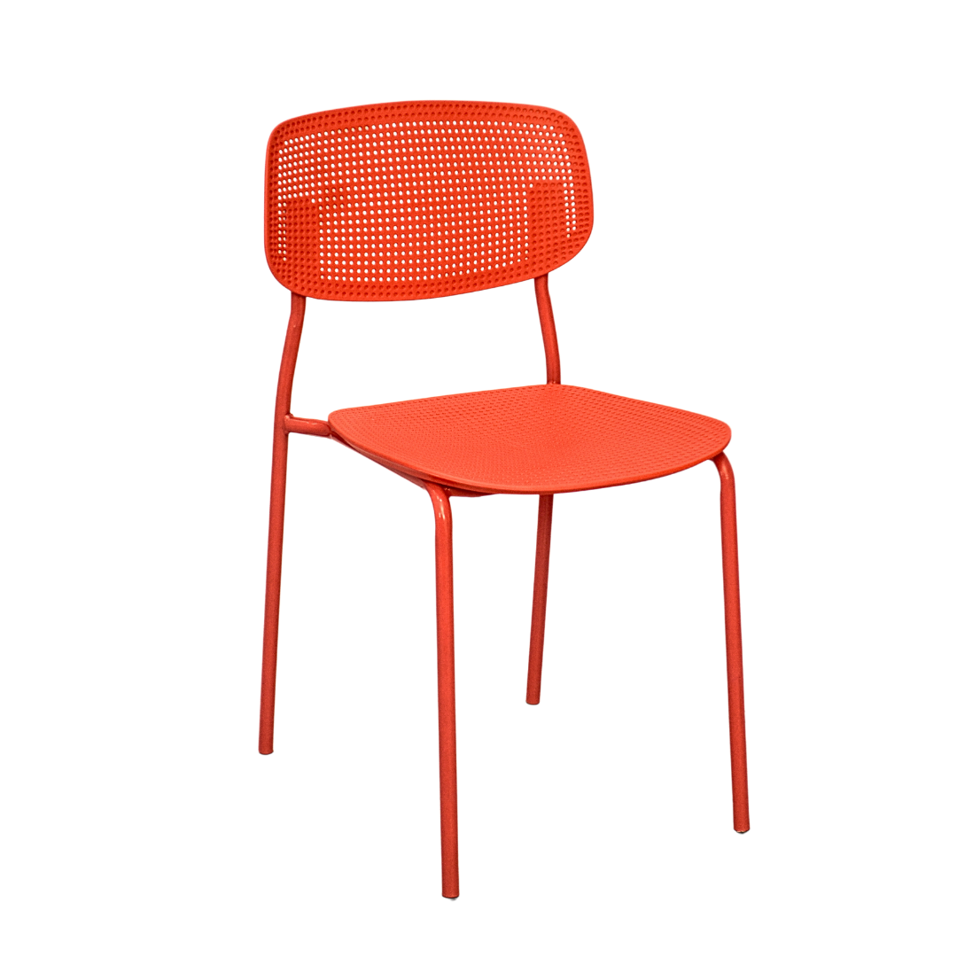 Plastic Ace Restaurant Chair (FT-PCC02) Red Furnitex Limited