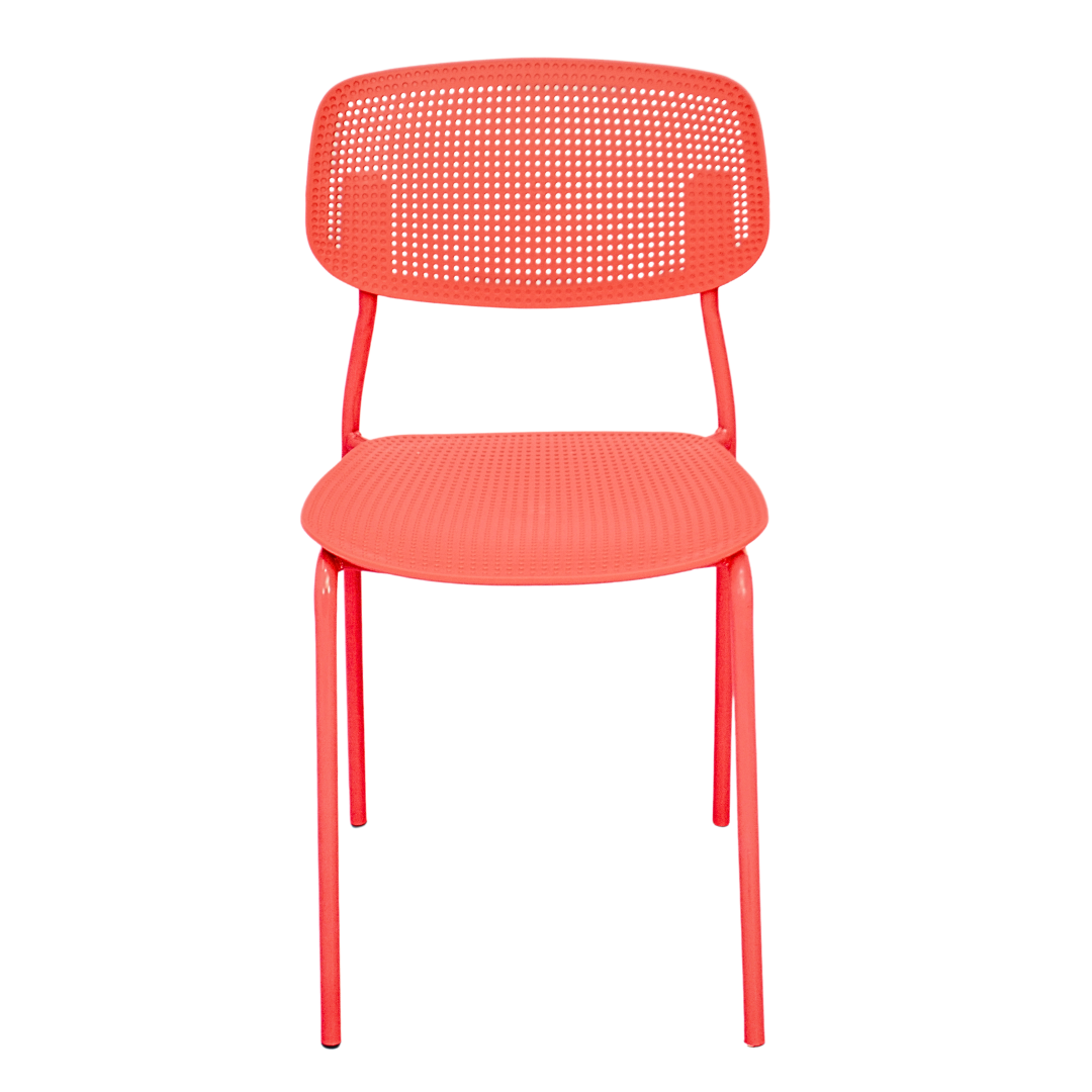 Plastic Ace Restaurant Chair (FT-PCC02) Red Furnitex Limited