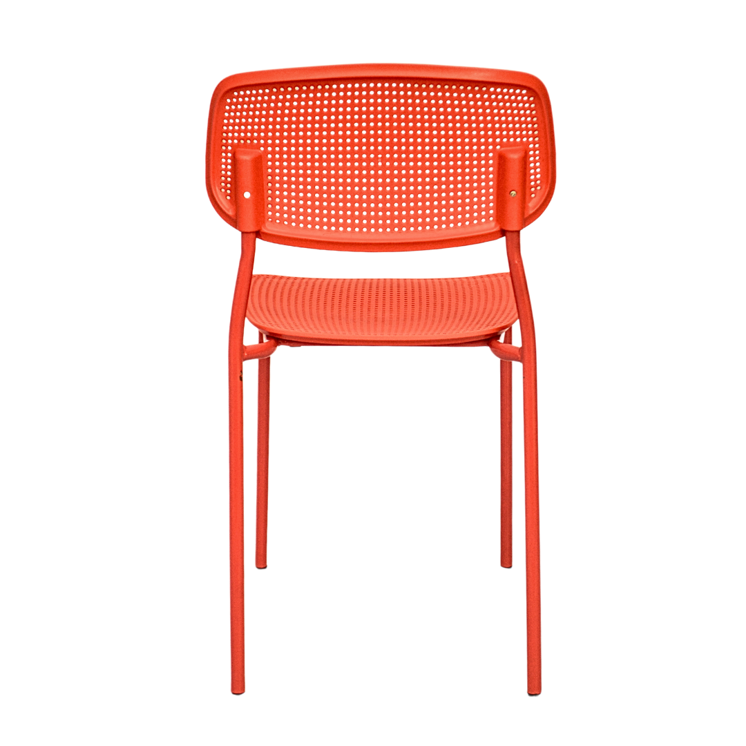 Plastic Ace Restaurant Chair (FT-PCC02) Red Furnitex Limited