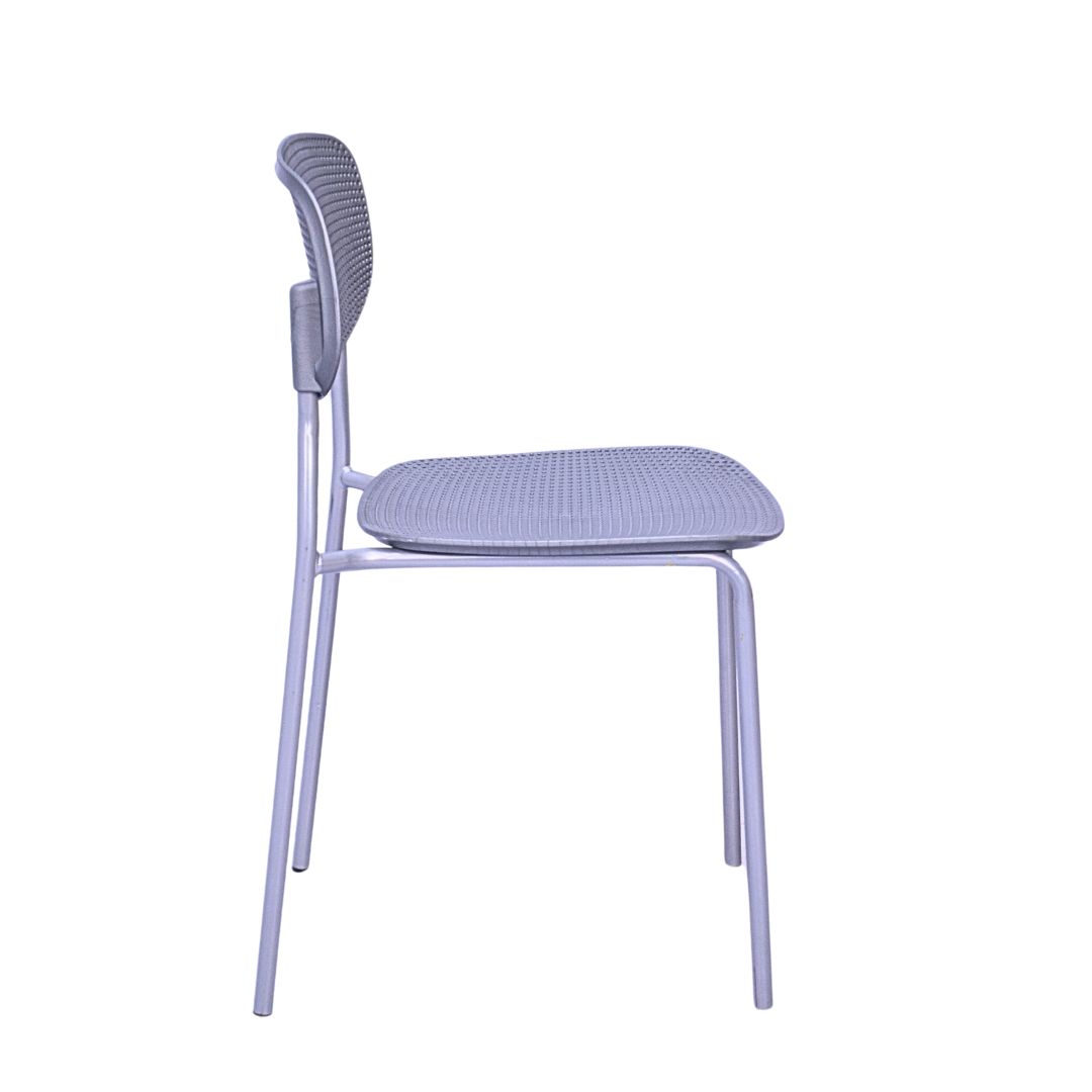 Plastic Ace Restaurant Chair (FT-PCC04) Gray Furnitex Limited