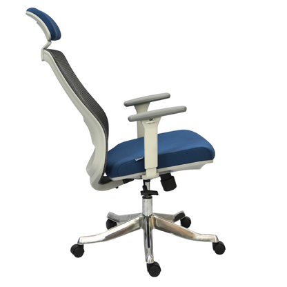 Premium  Executive Chair with Aluminum Octopus Leg (FT-H188A-1) - best office chair in bangladesh,  executive chair for office, childs table and chair set, Gaming Chair, Digital Safety Locker, Bar Stool, leather boss chair, Restaurant Chair, Large Antique Wall Mirror -Furnitex Limited