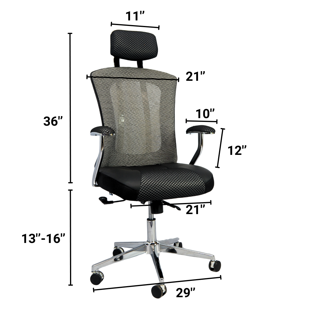 Premium Executive Chair with Aluminum Octopus Leg (FT-H188A-1) Furnitex Limited