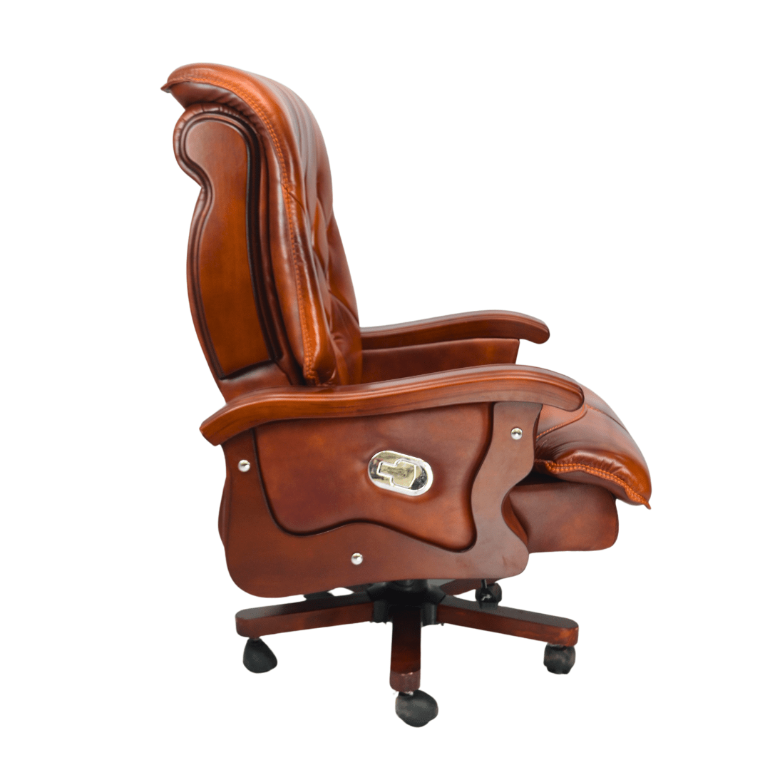 Royal Cowhide Leather Boss Chair (FT-H8052)