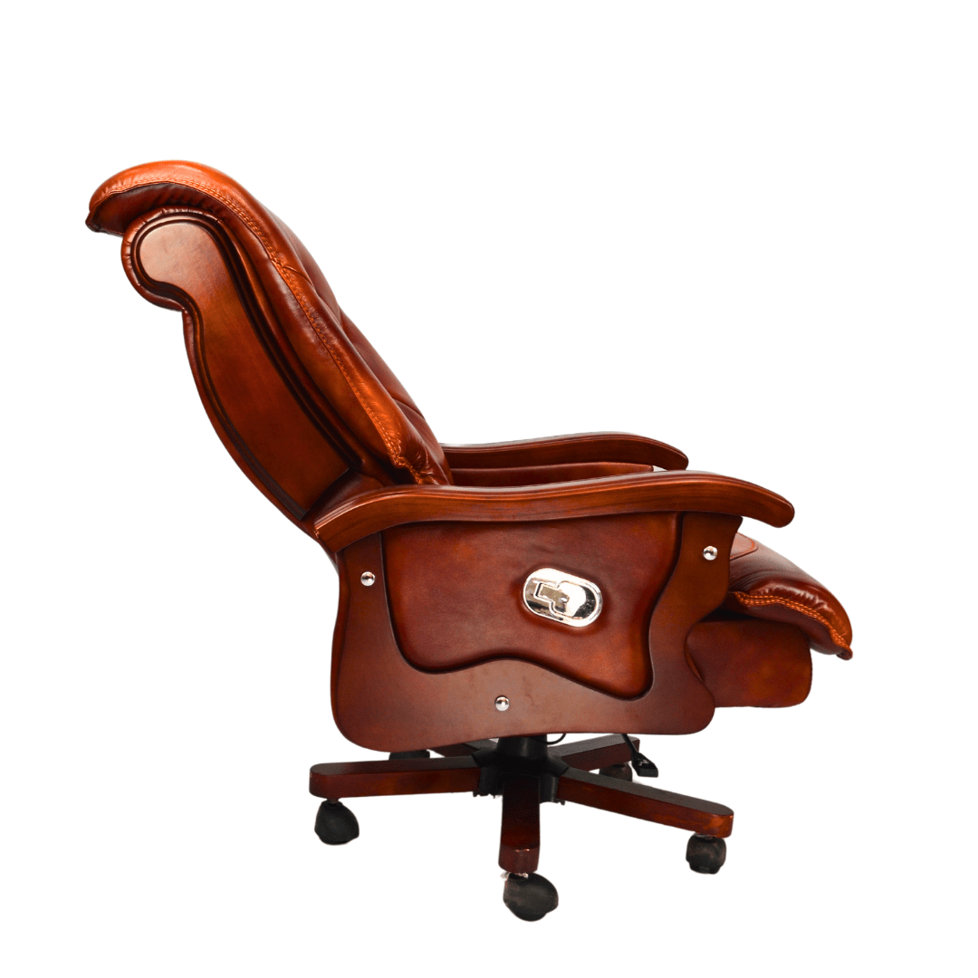 Royal Cowhide Leather Boss Chair (FT-H8052)