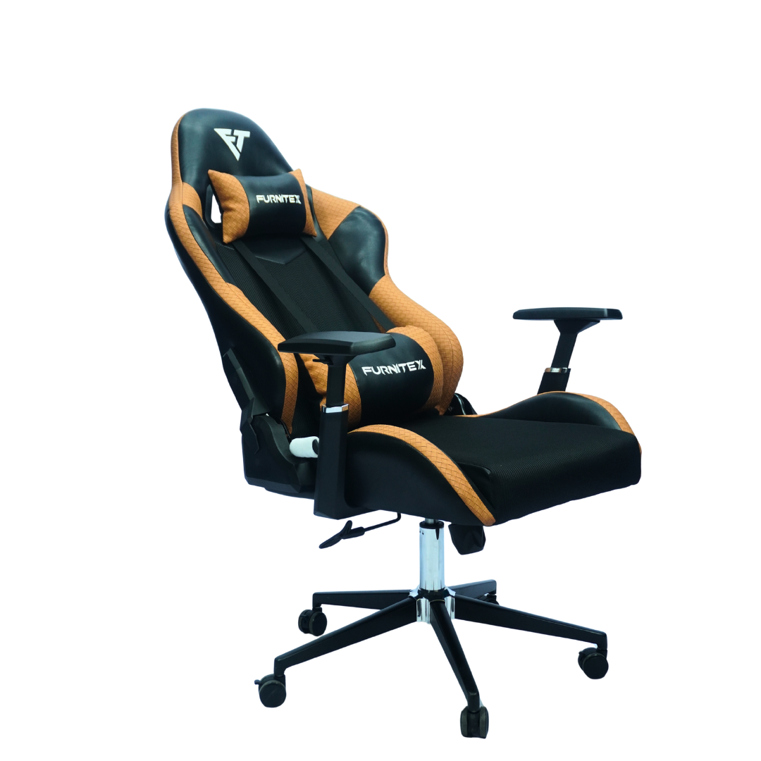 FURNITEX - Gaming Chair with 4D Armrest (FT-G1) Brown - Furnitex Limited