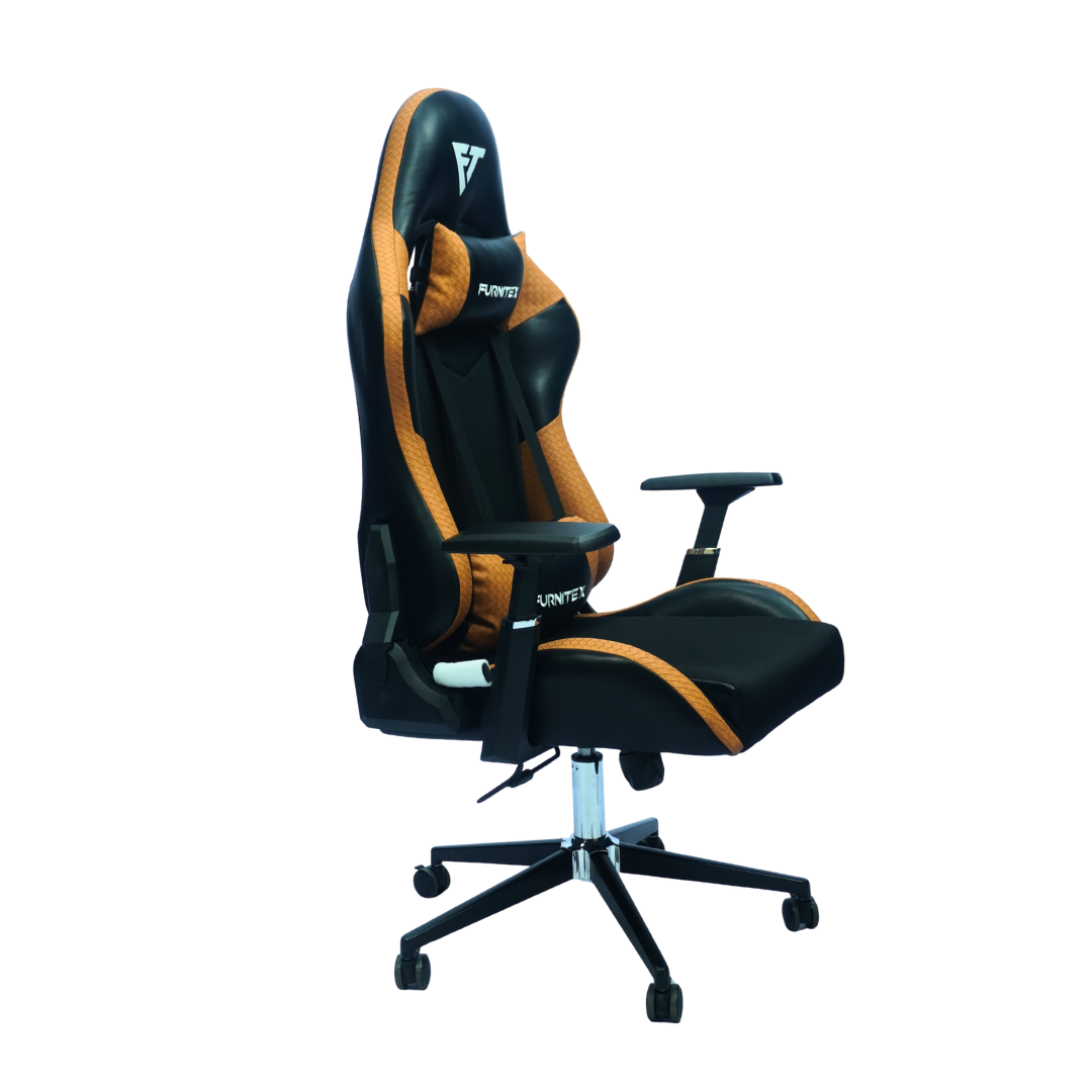 FURNITEX - Gaming Chair with 4D Armrest (FT-G1) Brown - Furnitex Limited