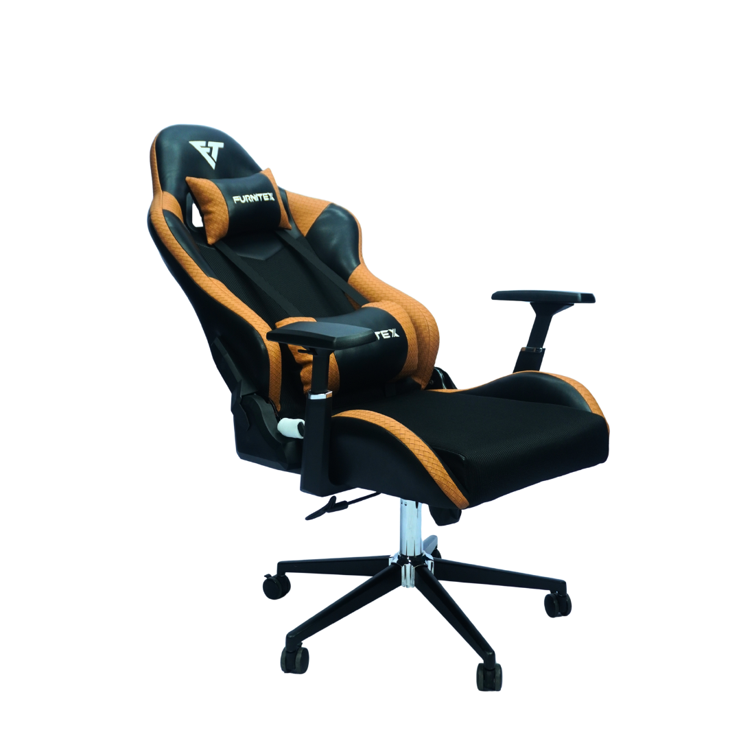 FURNITEX - Gaming Chair with 4D Armrest (FT-G1) Brown - Furnitex Limited